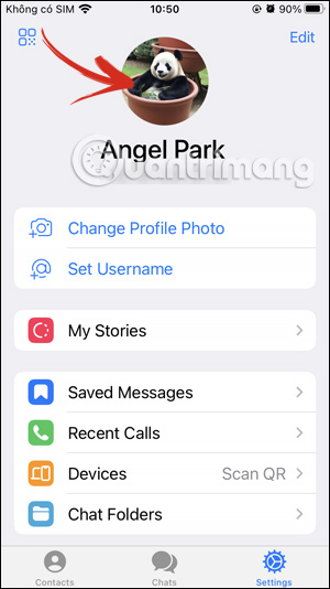Ảnh đại diện Telegram
