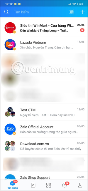 Nhóm chat Zalo