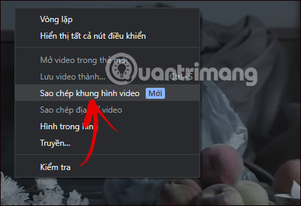 Chụp ảnh màn hình video YouTube
