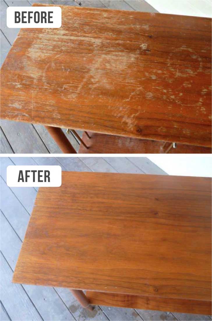 How to Clean Wooden Table