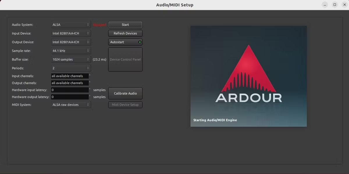 Ứng dụng Ardour trên Linux