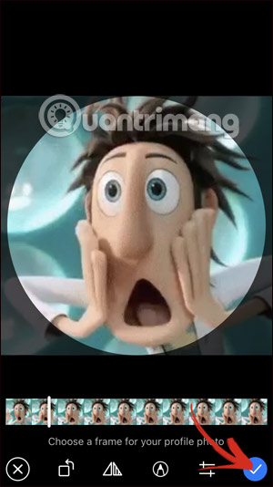 Lưu ảnh GIF avatar Telegram