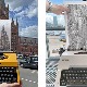 'Vẽ tranh' bằng... máy đánh chữ khiến người xem không thể rời mắt