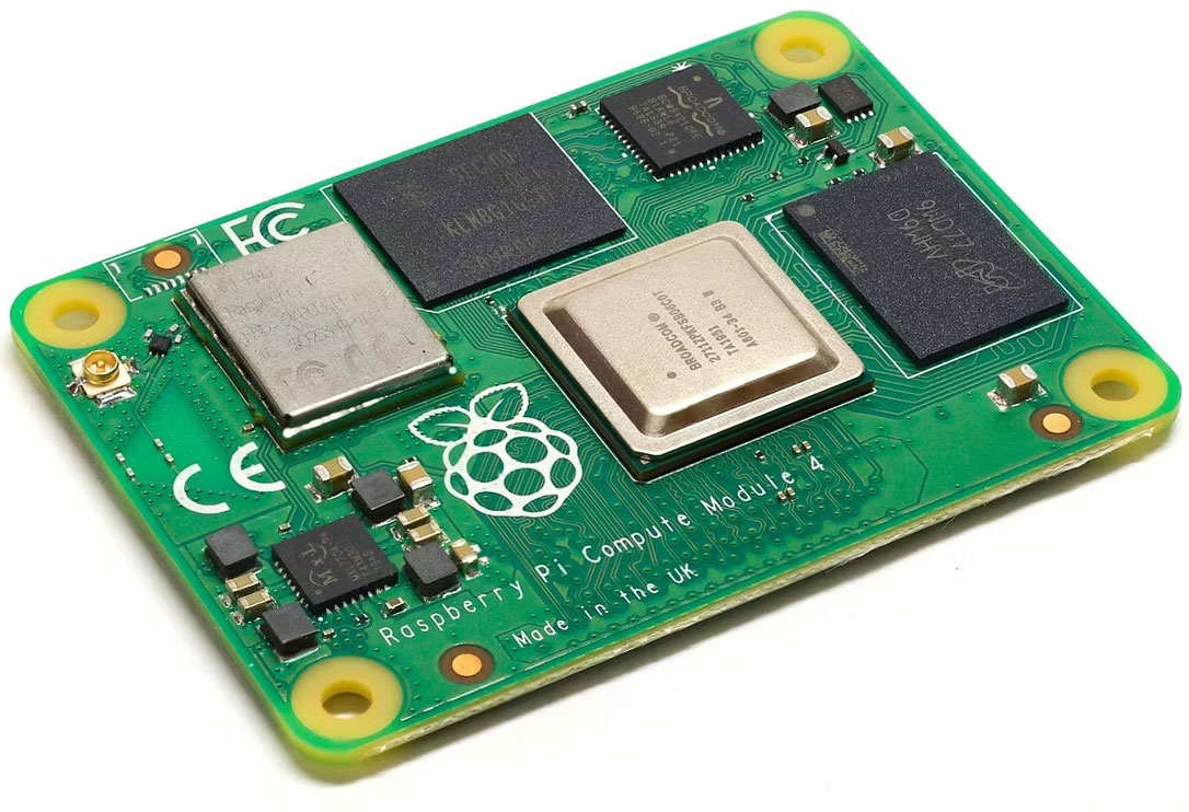 Raspberry Pi 4 Compute Module with eMMC