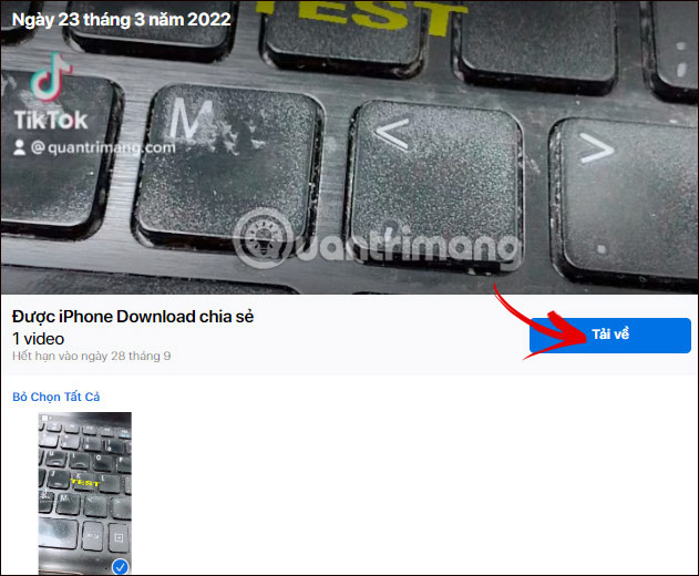 Video chia sẻ từ iPhone