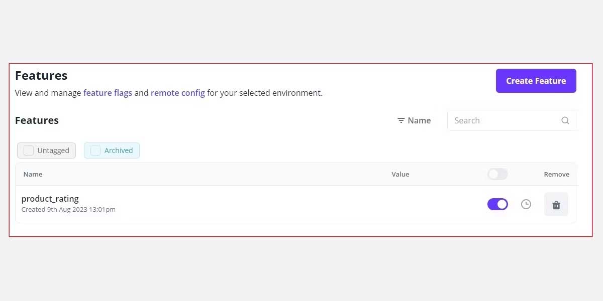 Cài đặt tính năng