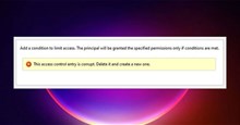 Cách sửa lỗi "Access Control Entry Is Corrupt" trên Windows