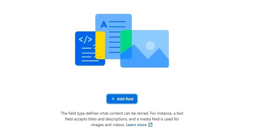 Thêm trường nội dung