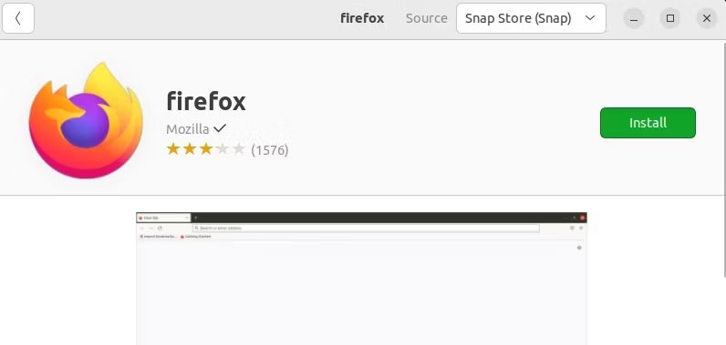Cài đặt Firefox qua GUI