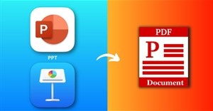 Cách chuyển PowerPoint sang PDF trên iPhone