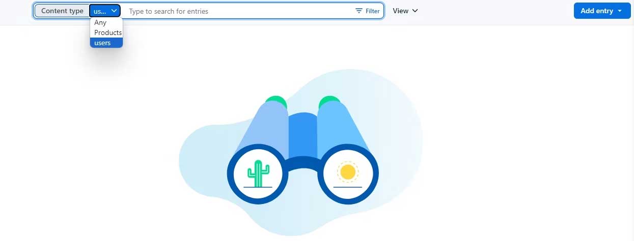 Thêm entry vào nội dung