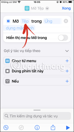Chọn Tệp