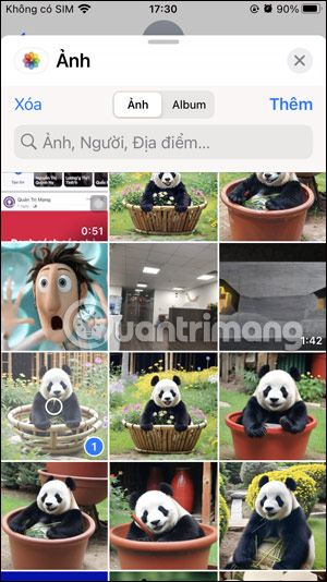 Album trên điện thoại