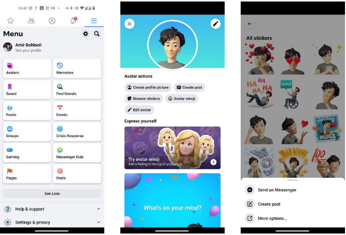 Tạo sticker hình đại diện Facebook