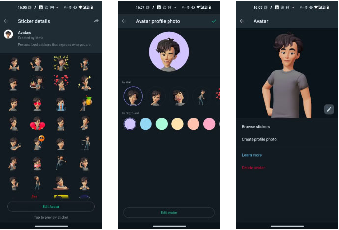Hình đại diện WhatsApp trên Android