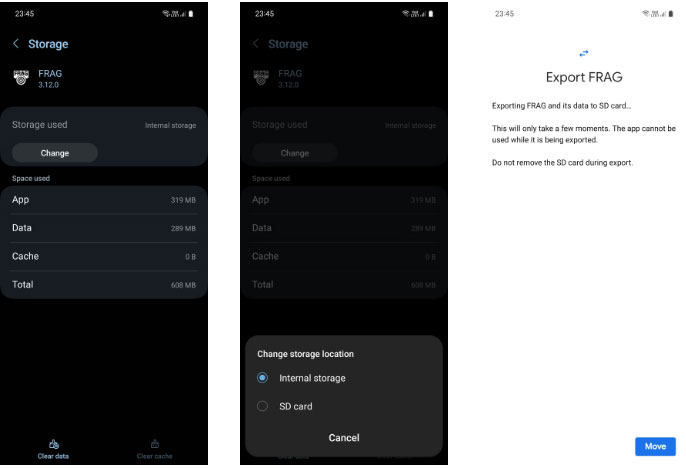 Di chuyển ứng dụng Android sang thẻ SD