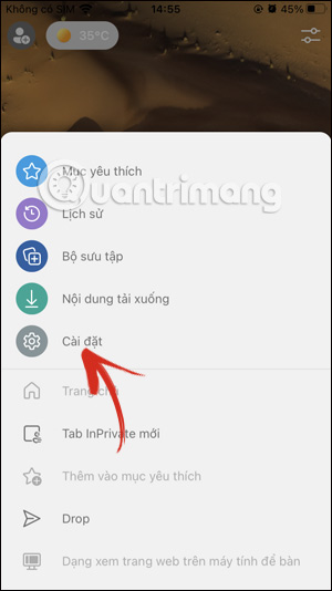 Cài đặt trình duyệt Edge