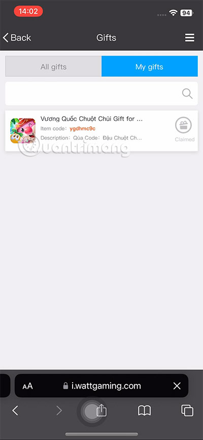 code vuong quoc chuot chui moi nhat