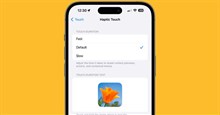 Cách chỉnh phản hồi xúc giác trên iPhone
