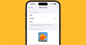 Cách chỉnh phản hồi xúc giác trên iPhone