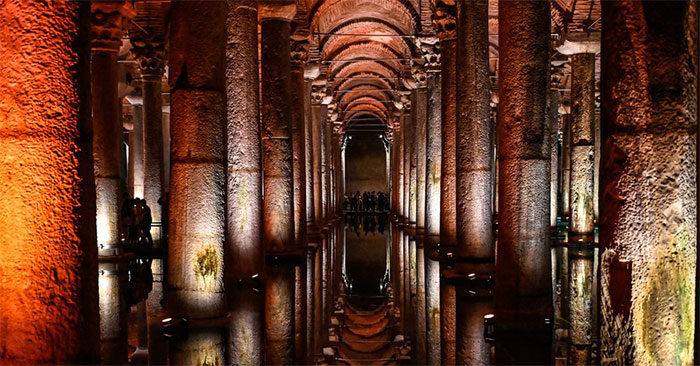 Hầm chứa nước này còn được gọi là “cung điện chìm”