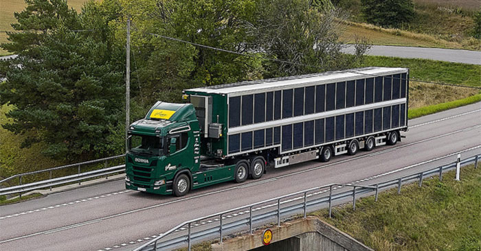 Xe tải năng lượng mặt trời
