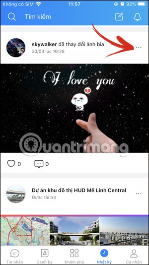 Hình ảnh trên Zalo