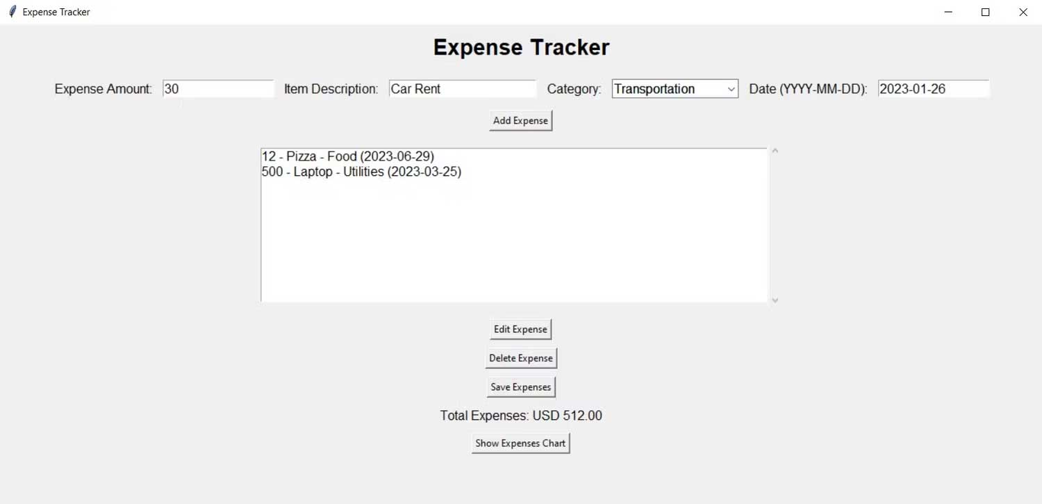 Expense Tracker