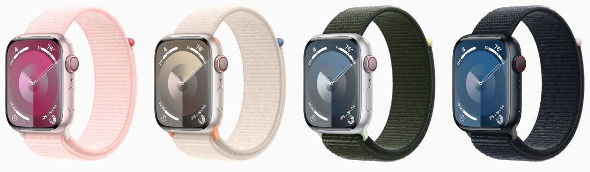 Apple Watch Series 9 với các màu có sẵn