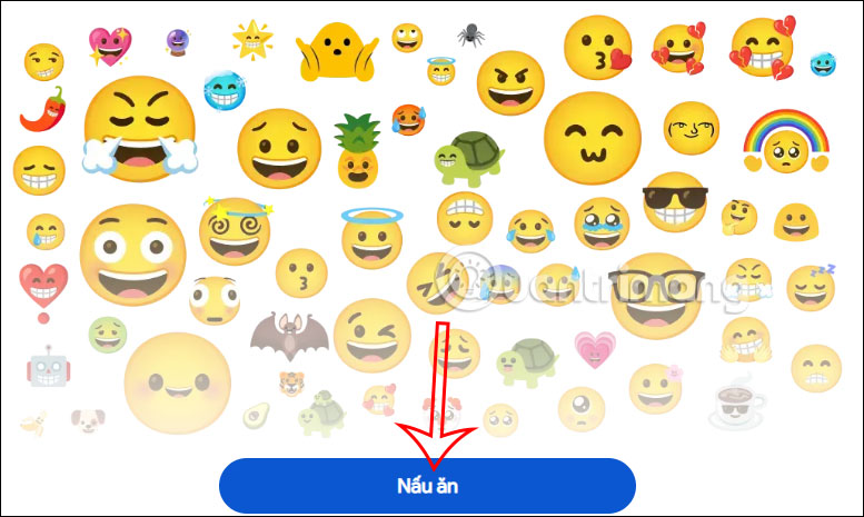 Thay đổi Emoji Kitchen trên Google máy tính