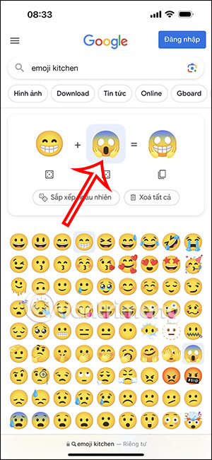 Đổi emoji thứ 2