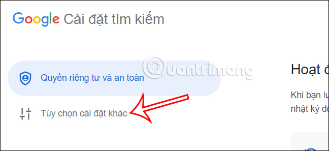 Mở rộng tìm kiếm Google Search