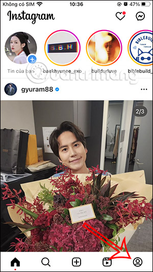 Hồ sơ trên Instagram