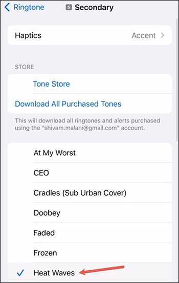Chọn nhạc chuông cho mỗi SIM trên iPhone 