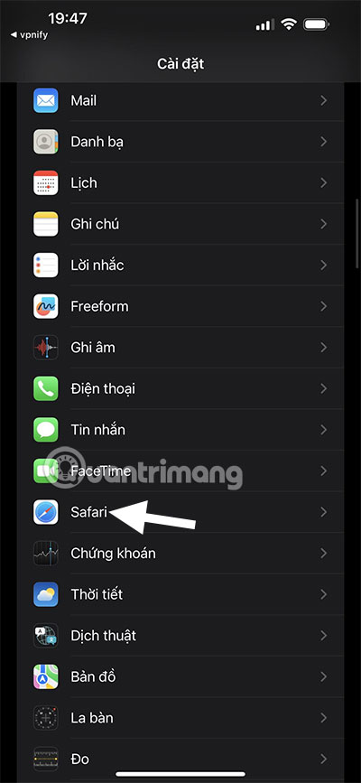 chặn quảng cáo vpnify safari