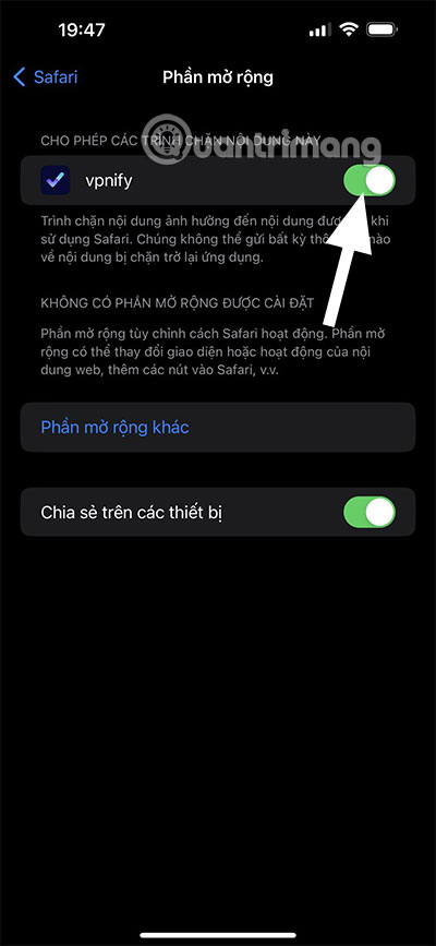 chặn quảng cáo safari