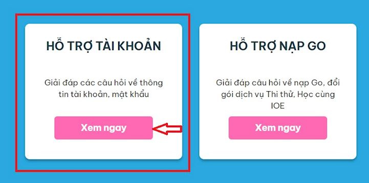 Xem tài khoản IOE