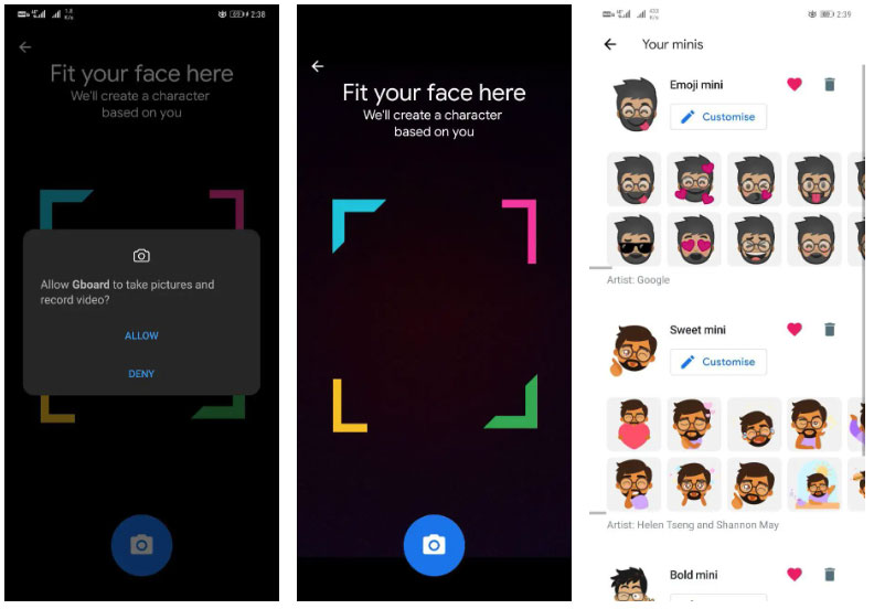 Gboard thiết kế một bộ sticker được cá nhân hóa