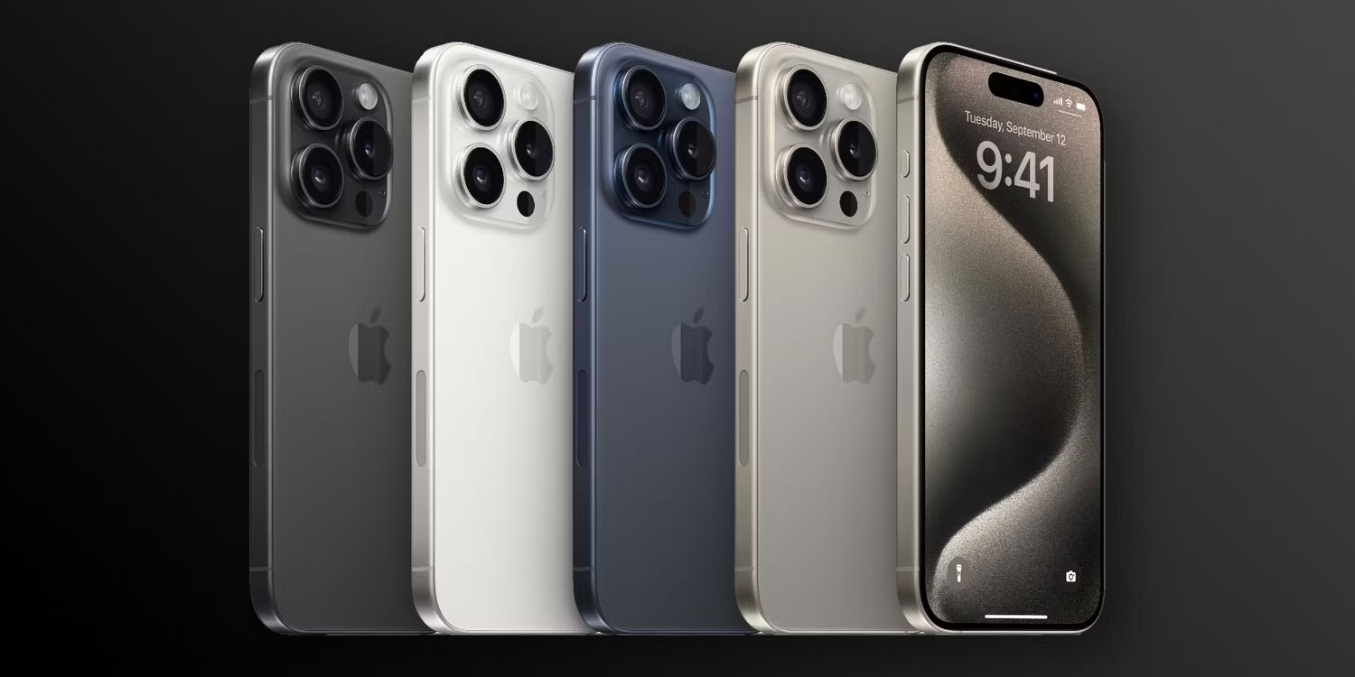 Màu sắc của dòng iPhone 15 Pro