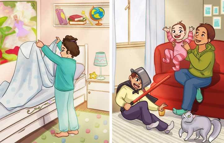 Giao cho trẻ nhiệm vụ phù hợp với lứa tuổi