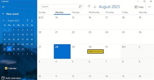 Cách sử dụng ứng dụng Calendar trên Windows 11