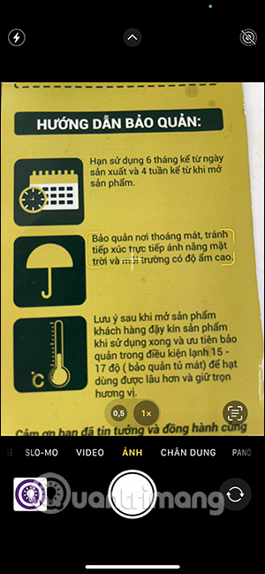 Chụp ảnh trên iPhone