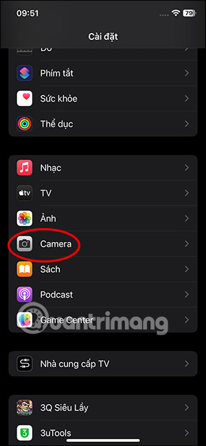 Chỉnh Camera trong iPhone