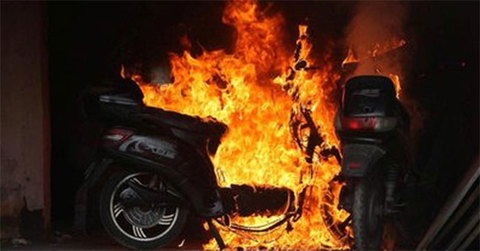Cháy xe máy