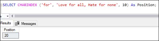 Hương dẫn dùng Charindex trong SQL Server