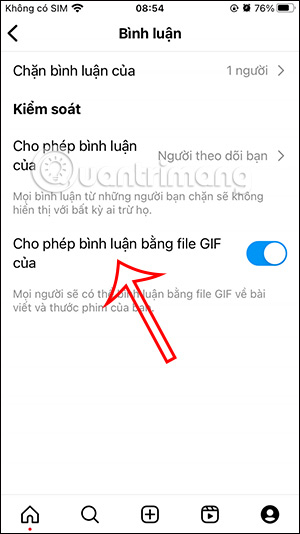 Tính năng bình luận bằng GIF trên Instagram