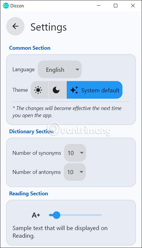 Cài đặt Diccon Evo