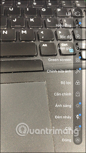Tùy chọn quay video YouTube Short