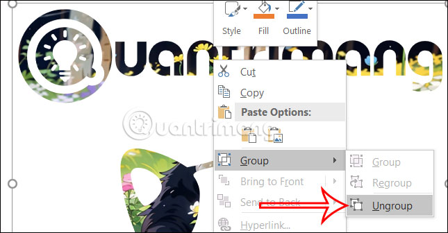 Tách các ảnh SVG trong PowerPoint