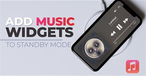 Cách thêm widget Apple Music vào StandBy iPhone